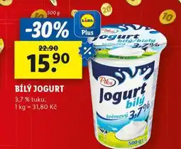 Lidl Bílý jogurt nabídka
