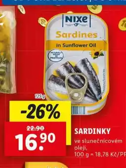 Lidl Sardinky nabídka