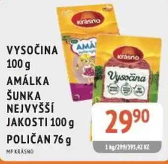 Coop hb Vysočina nabídka