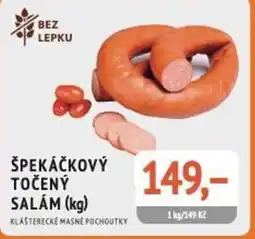 Coop hb Špekáčkový toceny salám nabídka