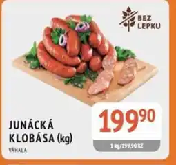 Coop hb Junácká klobása nabídka