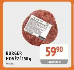 Coop hb Burger hovězí nabídka