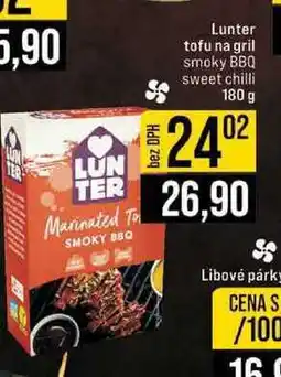 Jip Lunter tofu na gril smoky BBQ sweet chilli 180 g nabídka