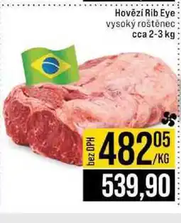 Jip Hovězí Rib Eye vysoký roštěnec cca 2-3 kg nabídka