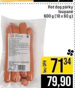 Jip Hot dog párky loupané 600 g 10 x 60 g nabídka