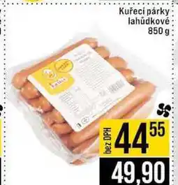 Jip Kuřecí párky lahůdkové 850 g nabídka