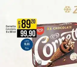 Jip Cornetto čokoláda 6 x 90 ml nabídka