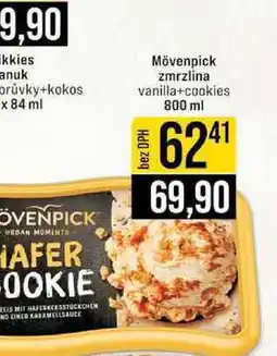 Jip Mövenpick zmrzlina vanilla+cookies 800 ml nabídka
