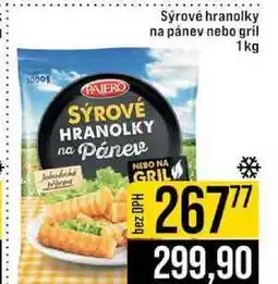 Jip Sýrové hranolky na pánev nebo gril 1kg nabídka