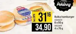 Jip Bulka hamburger classic 6 x 50g sezam 4 x 75 g nabídka