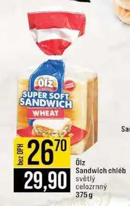 Jip Ölz Sandwich chléb světlý celozrnný 375 g nabídka