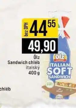 Jip Ölz Sandwich chléb italský 400 g nabídka
