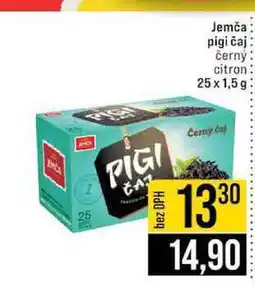 Jip Jemča pigi čaj černý citron 25 x 1,5 g nabídka