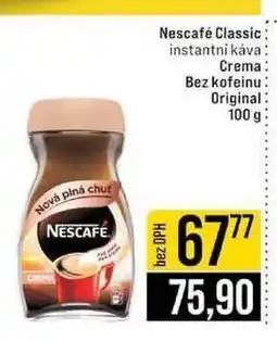 Jip Nescafé Classic instantni káva Crema Bez kofeinu Original 100 g nabídka