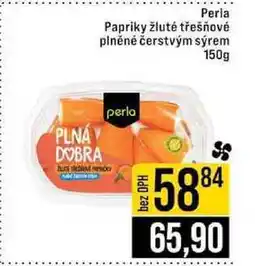 Jip Perla Papriky žluté třešňové plněné čerstvým sýrem 150g nabídka
