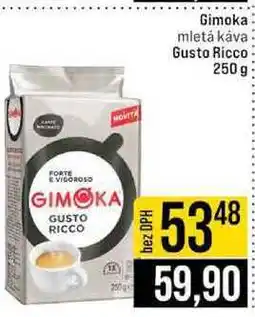 Jip Gimoka mletá káva Gusto Ricco 250g nabídka