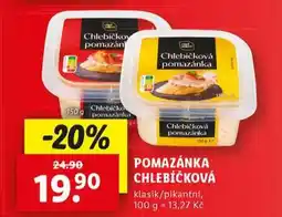 Lidl Pomazánka chlebíčková nabídka