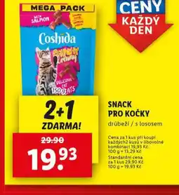 Lidl Coshida snack pro kočky nabídka