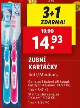 Lidl Zubní kartáčky nabídka