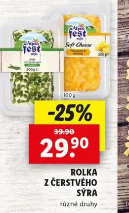 Rolka z čerstvého sýra