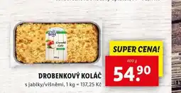 Lidl Drobenkový koláč nabídka