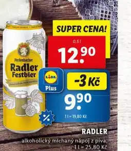 Lidl Radler nabídka