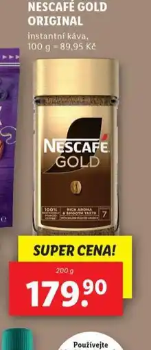 Lidl Nescafé gold original nabídka