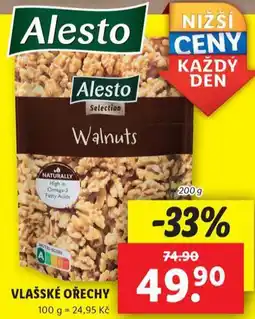 Lidl Vlašské ořechy nabídka