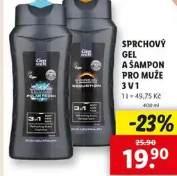 Lidl Cien men sprchový gel nabídka