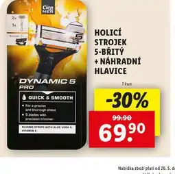 Lidl Cien men holicí strojek nabídka