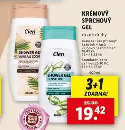 Lidl Ciewn krémový sprchový gel nabídka