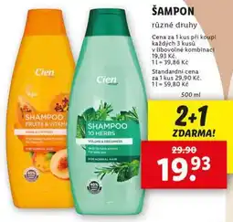 Lidl Cien šampon nabídka