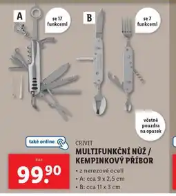 Lidl Multifunkční nůž / kempinkový příbor nabídka