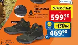 Lidl Trekingová obuv nabídka