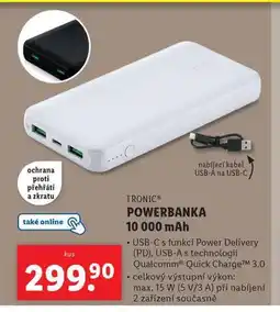 Lidl Powerbanka 10000 mah nabídka