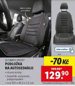 Lidl Podložka na autosedadlo nabídka