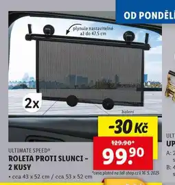Lidl Roleta proti slunci nabídka