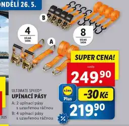 Lidl Upínací pásy nabídka