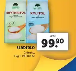 Lidl Sladidlo nabídka