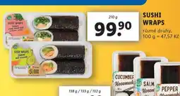 Lidl Sushi wraps nabídka