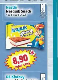 Norma Nestlé nesquik snack nabídka
