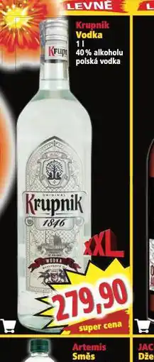Norma Kruonik vodka nabídka