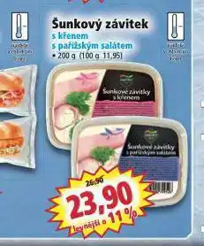 Norma Šunkový závitek s pařížským salátem nabídka