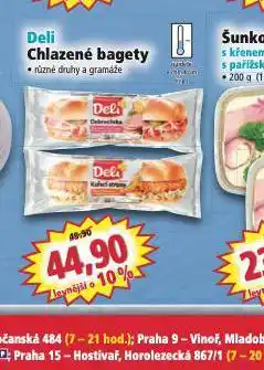 Norma Deli chlazené bagety nabídka