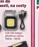 Norma Cob led nabíjecí přívěšková svítilna nabídka