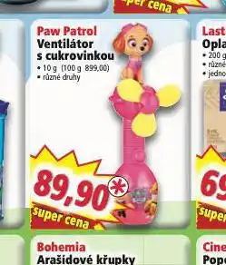 Norma Paw patrol ventilátor s cukrovinkou nabídka