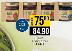 Jip Džem 4 druhy ovoce 4 x 42g nabídka