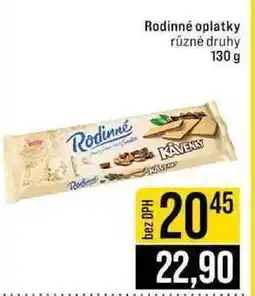 Jip Rodinné oplatky různé druhy 130 g nabídka