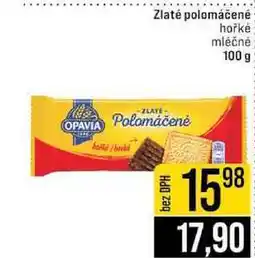 Zlaté polomáčené hořké mléčné 100 g