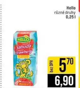 Jip Hello různé druhy 0,25l nabídka